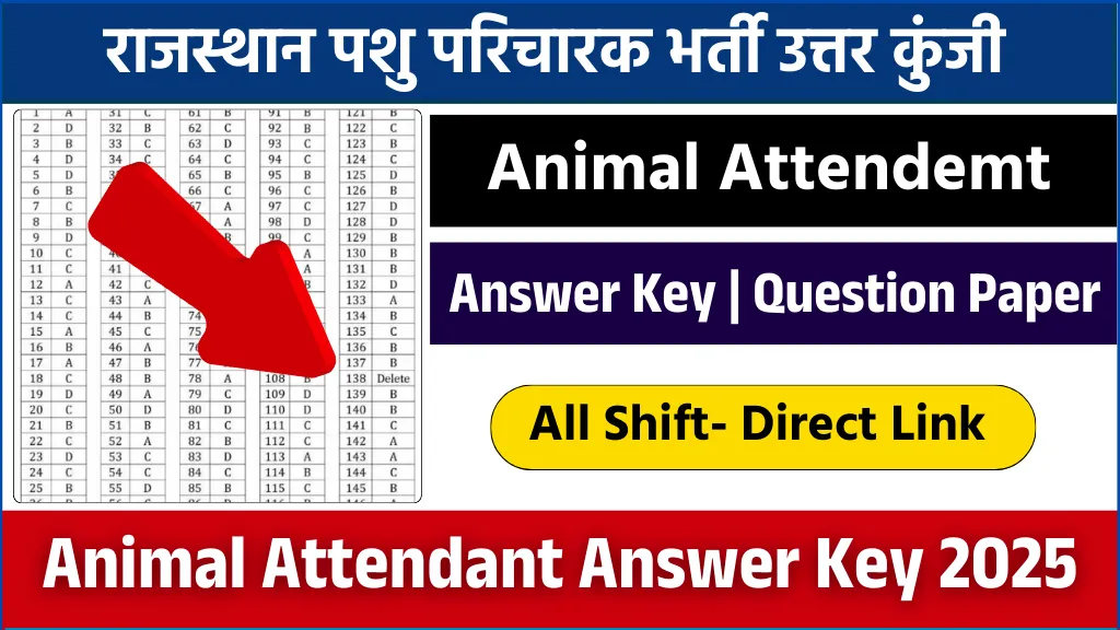 Pashu Parichar Answer Key